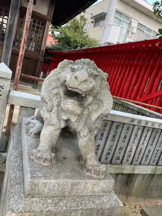 松涛神社の狛犬