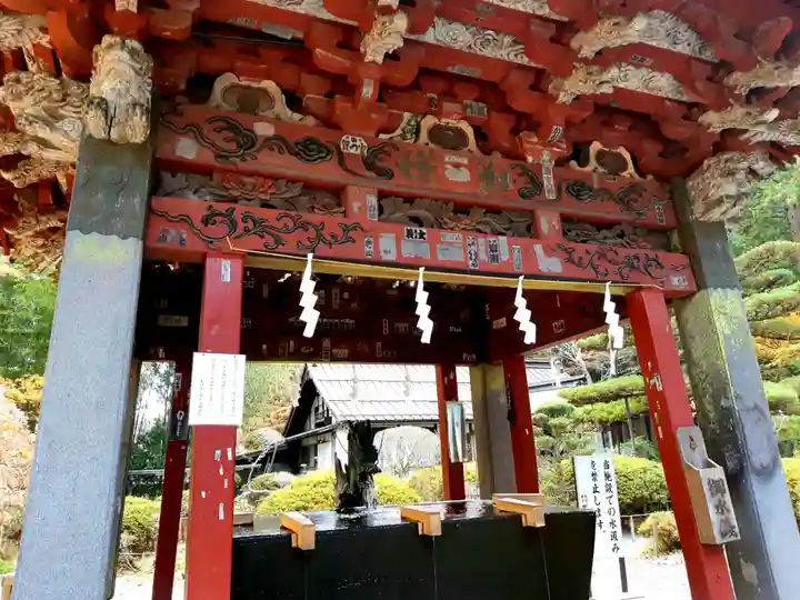 北口本宮冨士浅間神社の手水舎