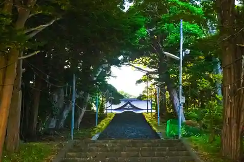 尻岸内八幡神社の景色