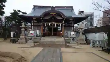 打出天神社の本殿・本堂