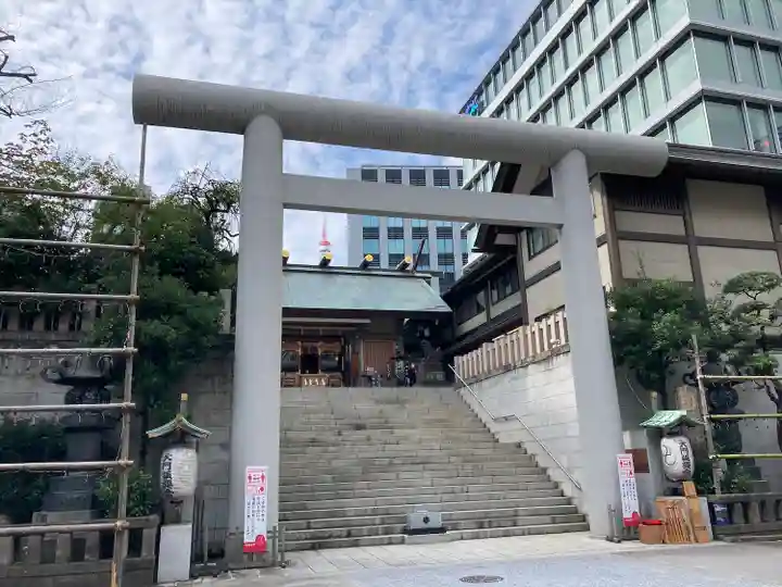芝大神宮の鳥居