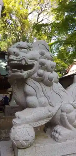 胎安神社の狛犬