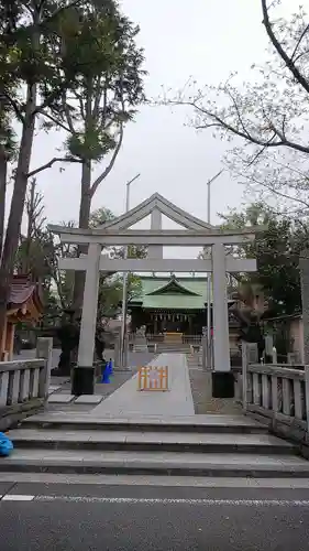 お三の宮日枝神社の鳥居