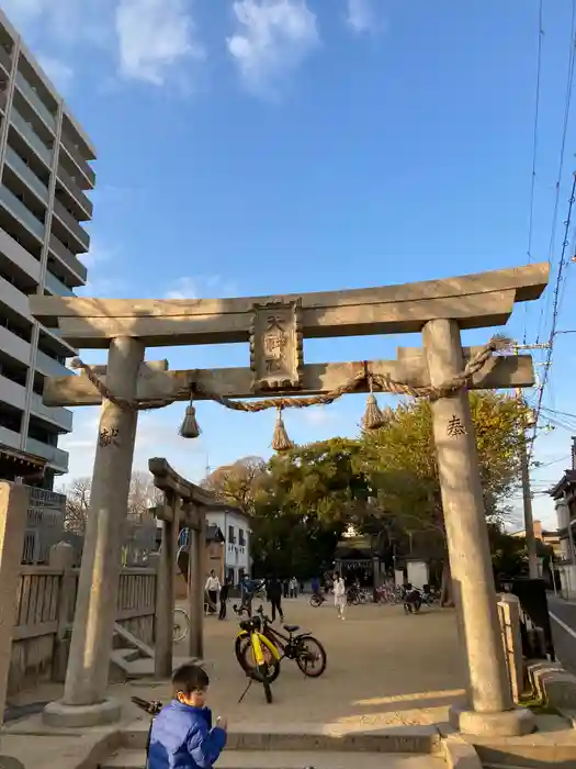 桑津天神社の鳥居