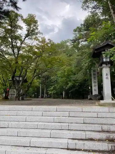 鷹栖神社の庭園