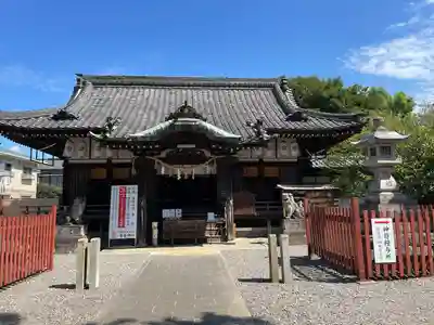 手筒花火発祥の地 吉田神社の本殿・本堂