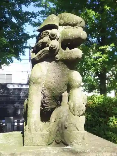 栗原氷川神社の狛犬