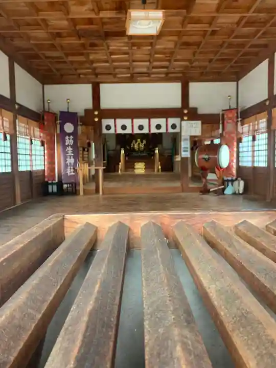 莇生神社の本殿・本堂