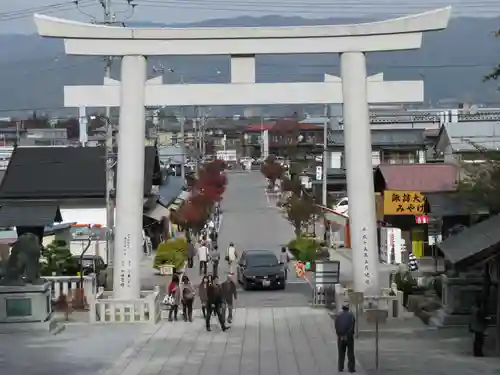 諏訪大社の鳥居