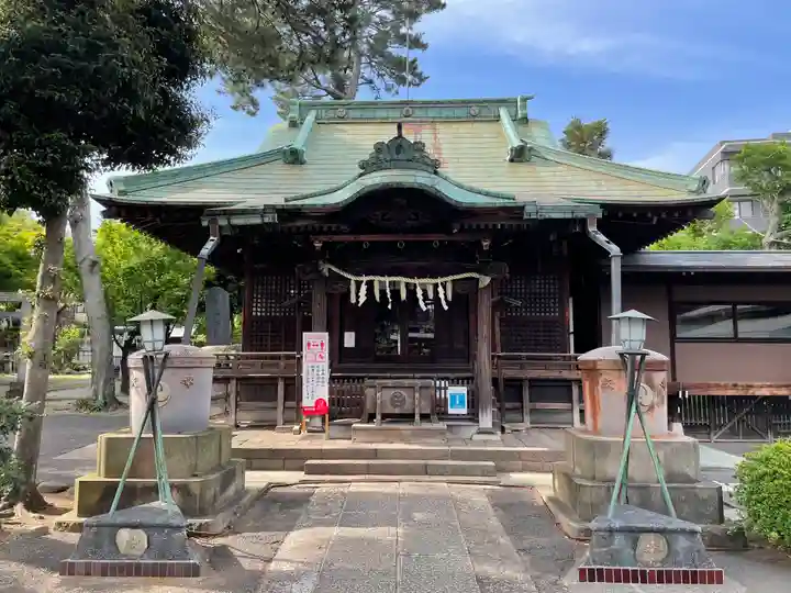 駒留八幡神社の本殿・本堂