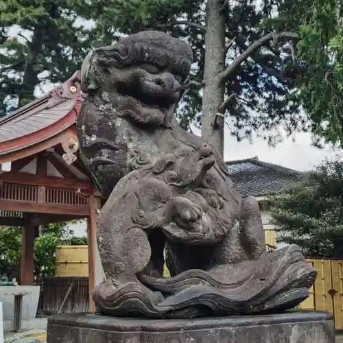 中野沼袋氷川神社の狛犬