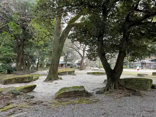 岐阜護國神社の庭園