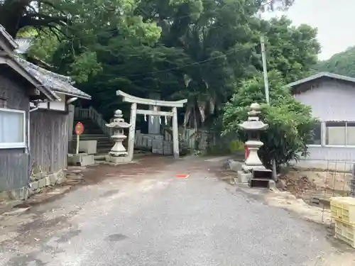 當田八幡神社の鳥居