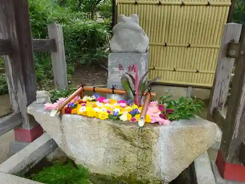 田間神社の手水舎
