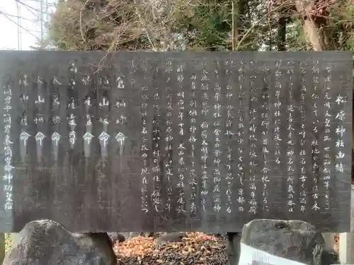 松原神社の歴史