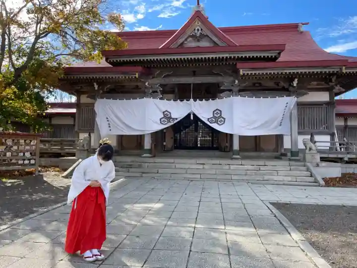 釧路一之宮 厳島神社の本殿・本堂