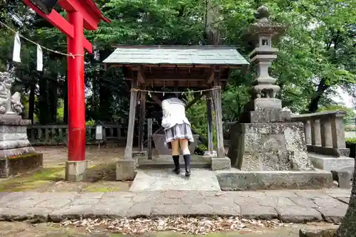 中野谷神社の手水舎
