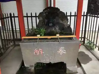 葛飾氷川神社の手水舎