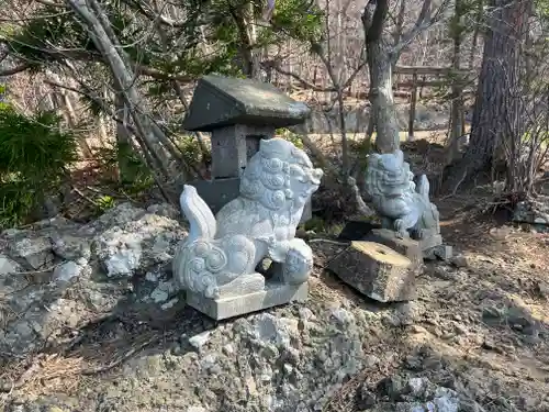 松倉神社の狛犬