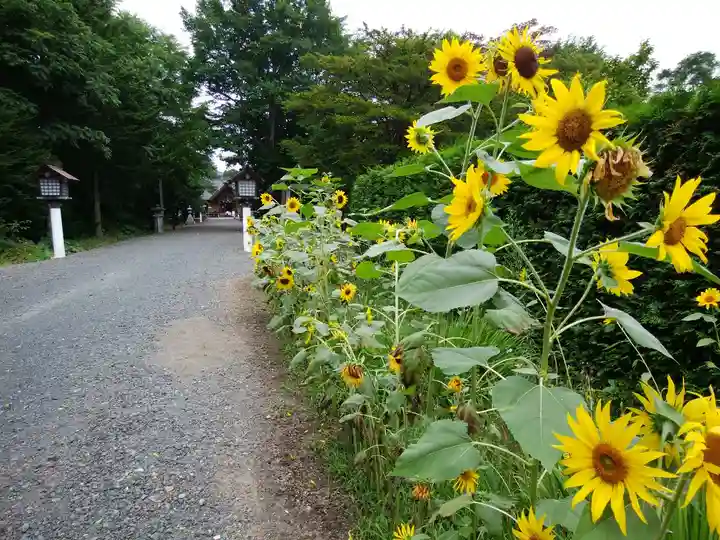 端野神社の庭園