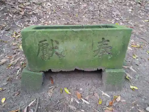 神社(名称不明)の手水舎