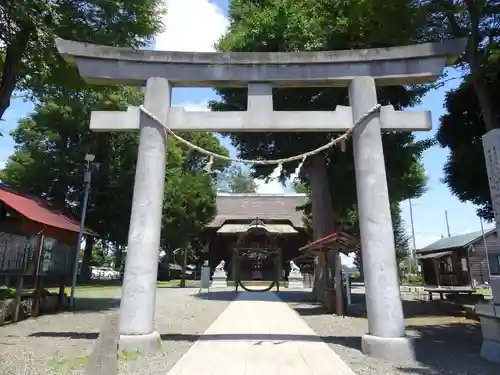 髙部屋神社の鳥居