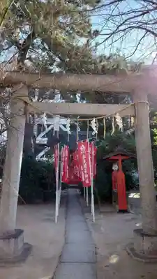 松先稲荷神社の鳥居