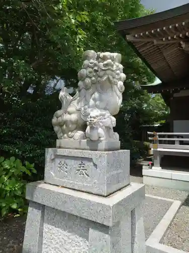 龍口明神社の狛犬