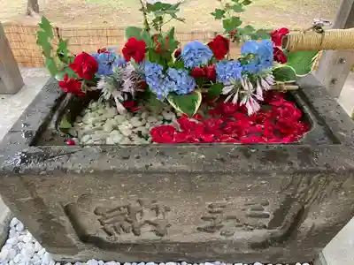 北広島市総鎮守 廣島神社の手水舎