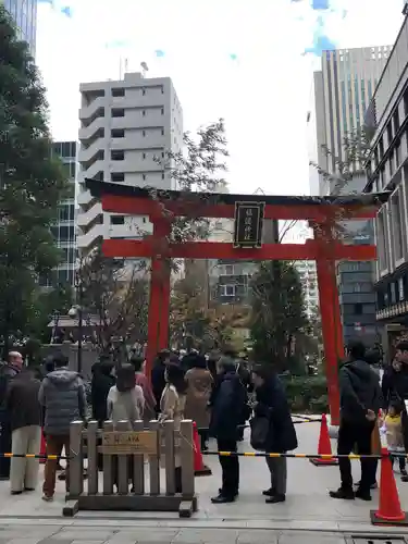 福徳神社（芽吹稲荷）の鳥居