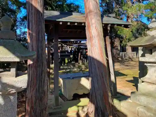 中尾神社の手水舎