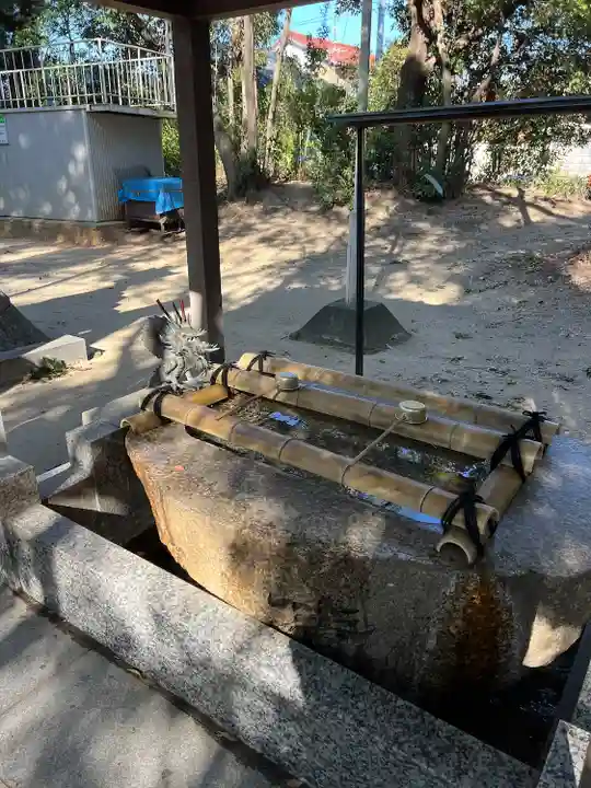 八劔神社(森孝)の手水舎