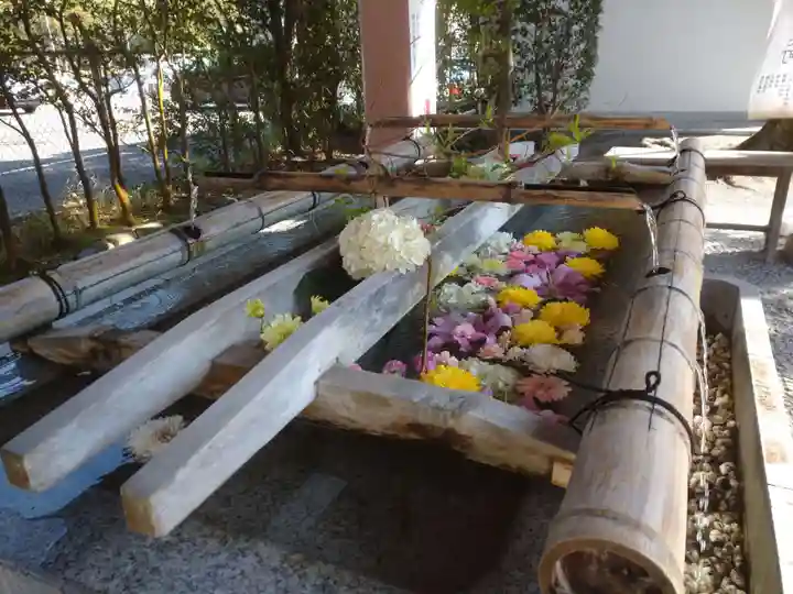 照國神社の手水舎