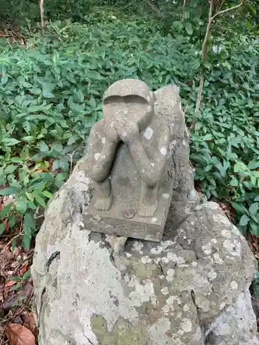 男嶽神社の狛犬