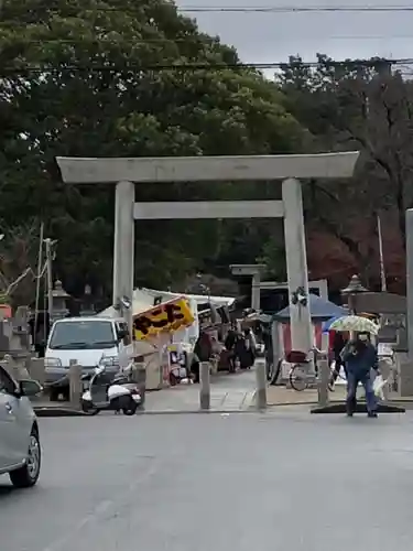 味美白山神社の鳥居