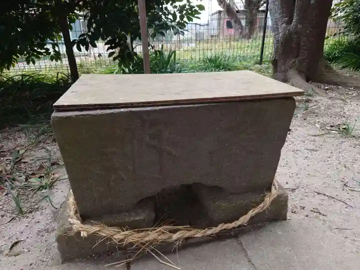 日秀将門神社の手水舎