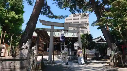 松原神社の鳥居