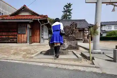 北荒木総荒神社の手水舎