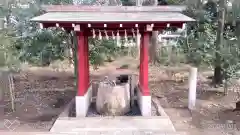 柞祖霊社の手水