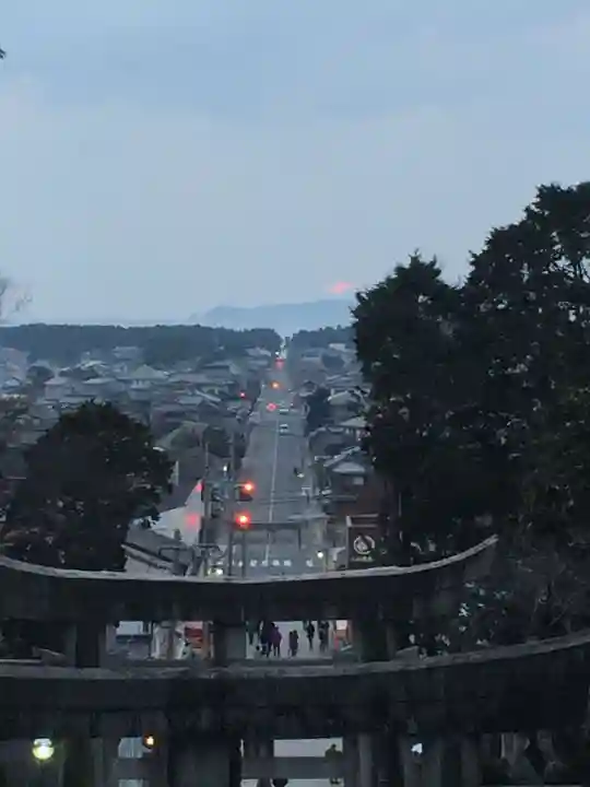 宮地嶽神社の景色