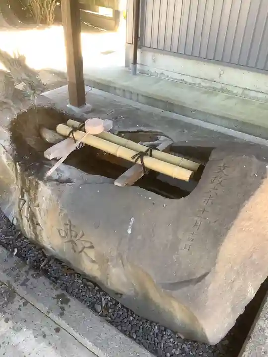 村國真墨田神社の手水舎