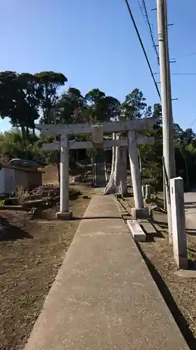 白山神社の鳥居