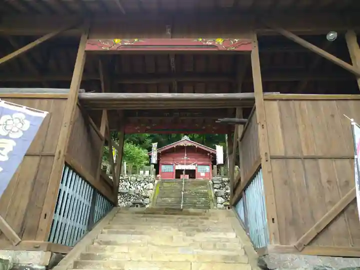 小幡八幡宮の山門・神門