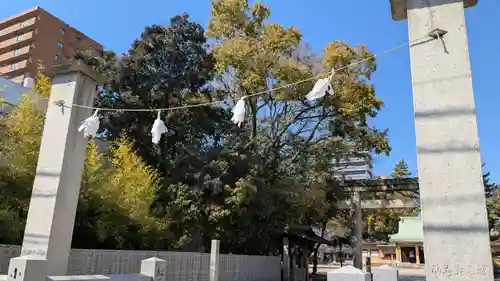 阿沼美神社の鳥居