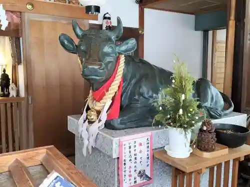 琴似神社の像