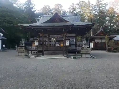 奥石神社の本殿