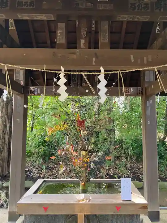 赤坂氷川神社の手水舎