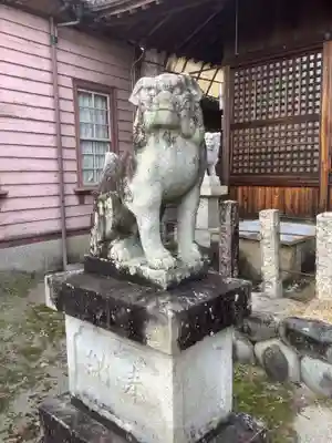 太部古天神社の狛犬