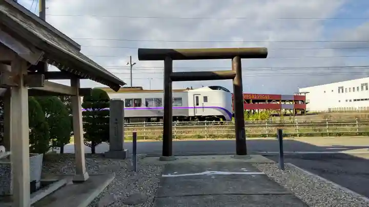 亀田龍神社の鳥居