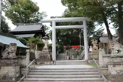 安積國造神社の鳥居